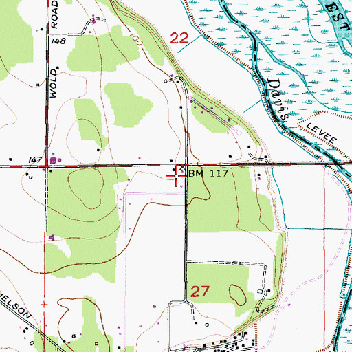 Topographic Map of Christian Family Center of Camano Island, WA
