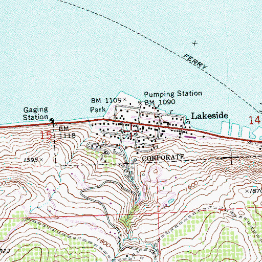 Topographic Map of Little Stone Church, WA