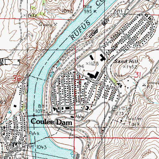 Topographic Map of The Church of Jesus Christ of Latter Day Saints, WA