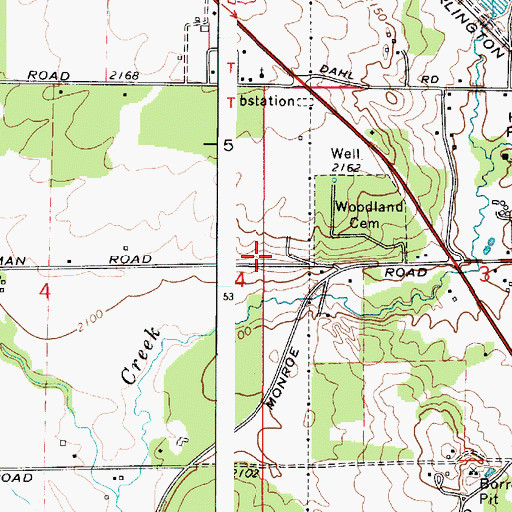Topographic Map of Christ Church of Deer Park, WA