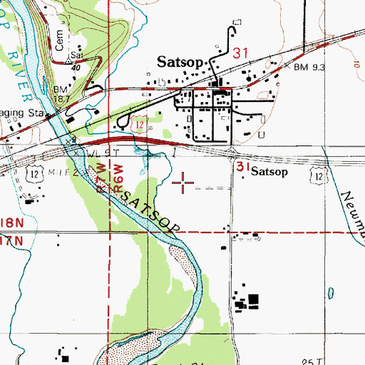 Topographic Map of Apostolic Wells of Living Water Church, WA