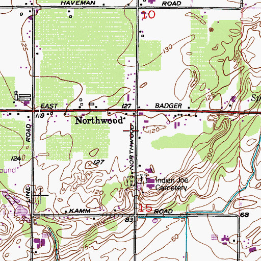 Topographic Map of American Reformed Church, WA