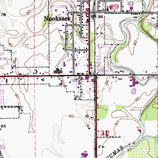 Topographic Map of Christ Fellowship Church, WA