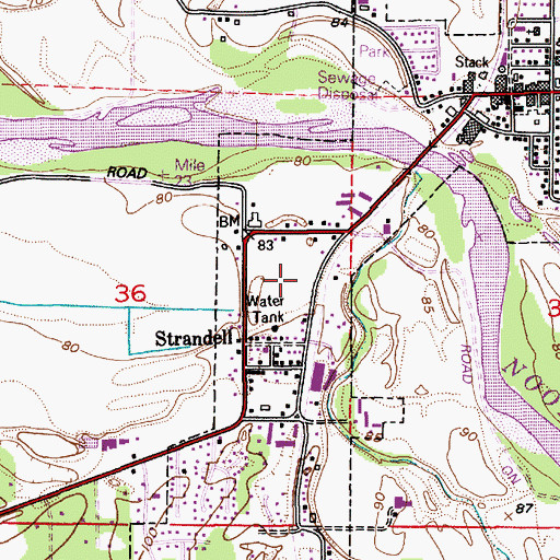 Topographic Map of The Church of Jesus Christ of Latter Day Saints, WA