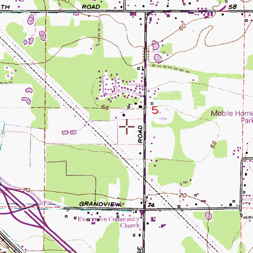 Topographic Map of Kingdom Hall of Jehovahs Witnesses, WA
