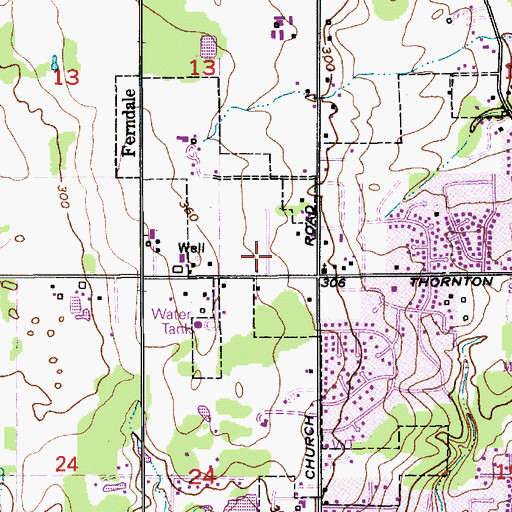 Topographic Map of The Church of Jesus Christ of Latter Day Saints, WA
