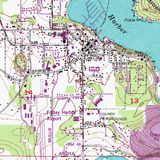 Topographic Map of Kingdom Hall of Jehovahs Witnesses, WA