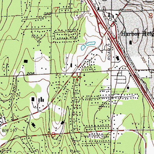 Topographic Map of Believer's Fellowship Church, WA