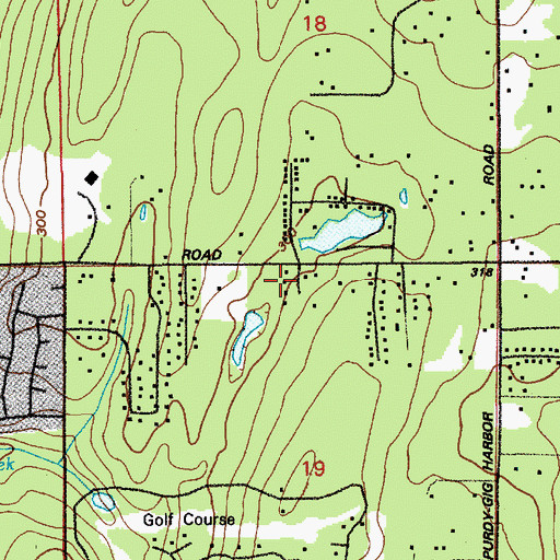 Topographic Map of Kingdom Hall of Jehovahs Witnesses, WA