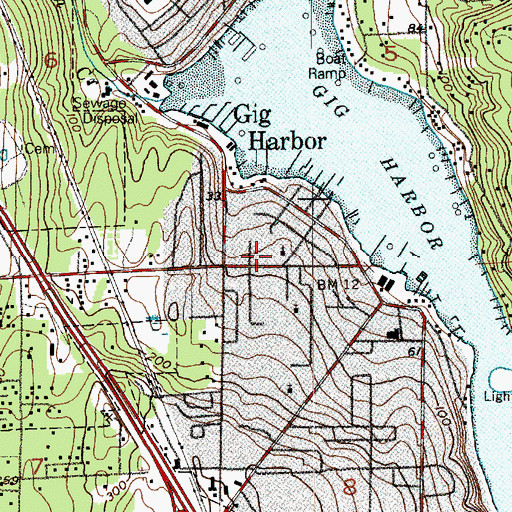 Topographic Map of The Church of Jesus Chirst of Latter Day Saints, WA