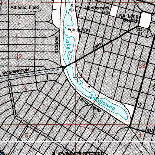 Topographic Map of Emmanuel Lutheran Church, WA
