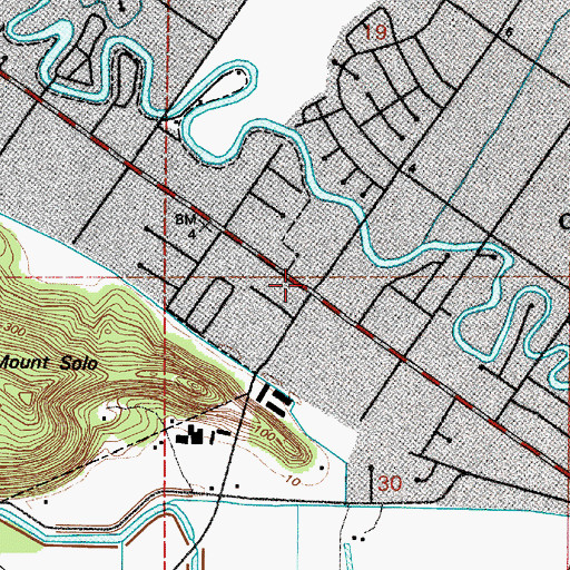 Topographic Map of Faith Family Christian Center, WA