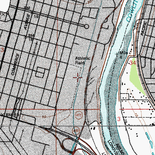 Topographic Map of Shekinah Christian Center, WA