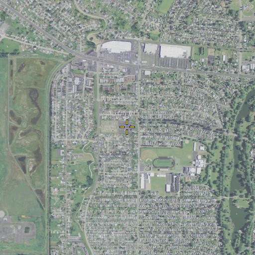 Aerial/Satellite Image of The Church of Jesus Christ of Latter Day Saints, WA