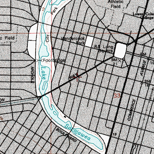 Topographic Map of Trinity Lutheran Church, WA