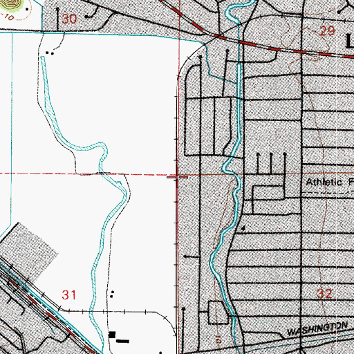 Topographic Map of Valley View Church of God, WA