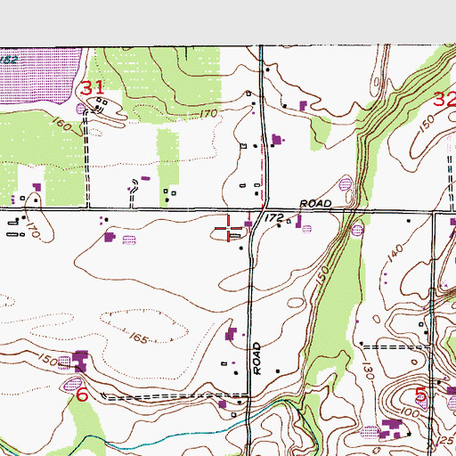 Topographic Map of Clearbrook Lutheran Church, WA