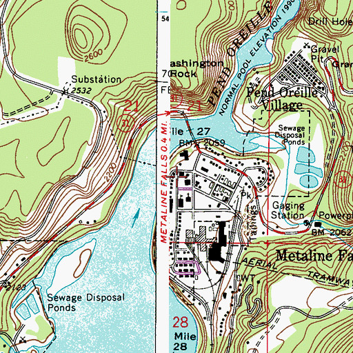 Topographic Map of Congregation United Church of Christ, WA