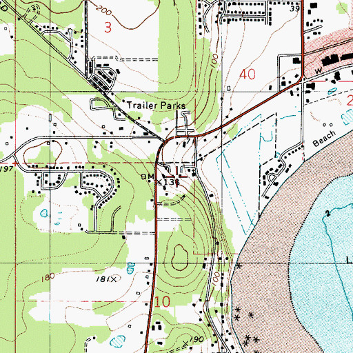Topographic Map of First Church of Christ Scientist, WA