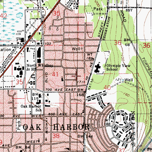 Topographic Map of Kingdom Hall of Jehovahs Witnesses, WA