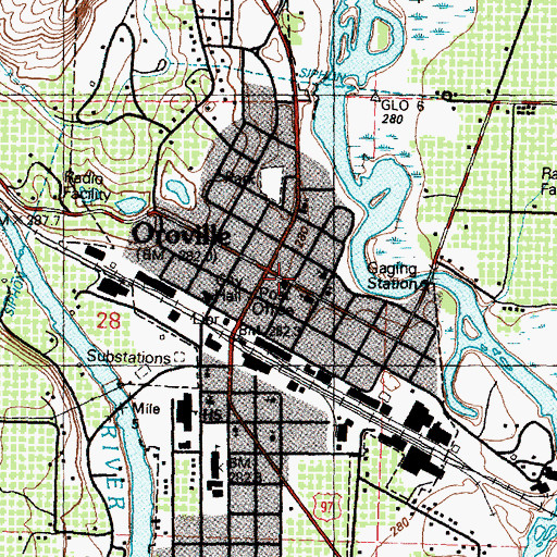Topographic Map of Oroville Assembly of God Church, WA