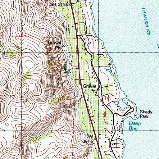 Topographic Map of The Church of Jesus Christ of Latter Day Saints, WA