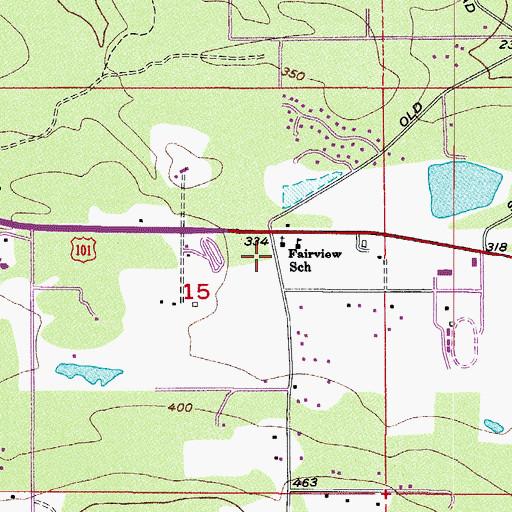 Topographic Map of Constant Hope Fellowship Church, WA