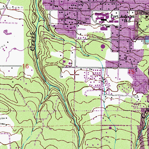 Topographic Map of Independent Bible Church, WA
