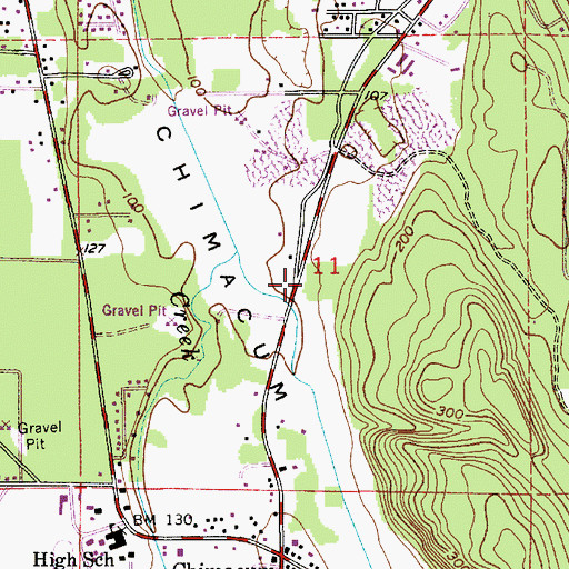 Topographic Map of Lutheran Church of the Redeemer, WA