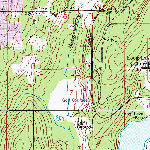 Topographic Map of Apostolic Light House Church, WA