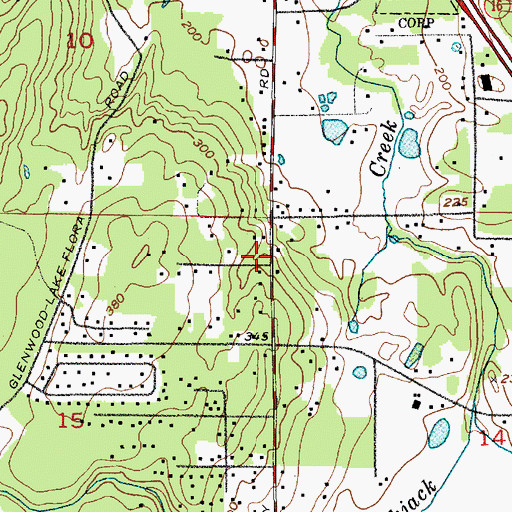 Topographic Map of Covenant Fellowship Church, WA