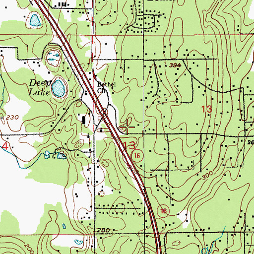 Topographic Map of Kingdom Hall of Jehovahs Witnesses, WA
