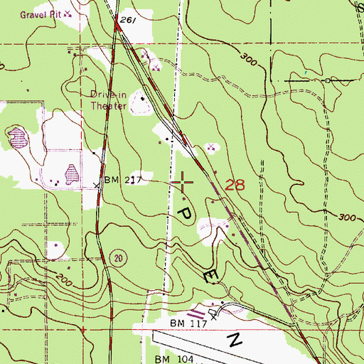 Topographic Map of Spirit of Life Christian Fellowship Church, WA