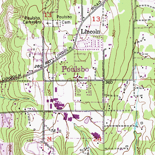 Topographic Map of The Church of Jesus Christ of Latter Day Saints, WA