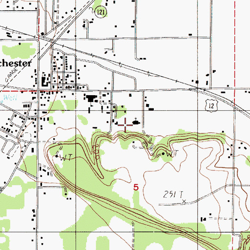 Topographic Map of The Church of Jesus Christ of Latter Day Saints, WA
