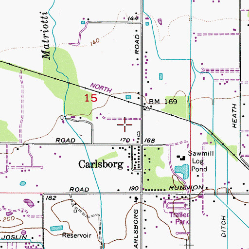 Topographic Map of Eastern Hills Community Church, WA
