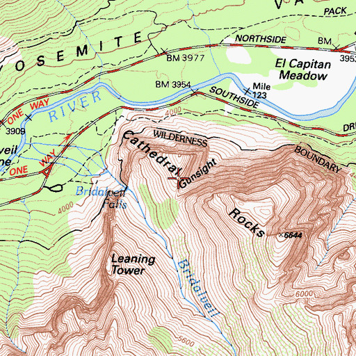 Topographic Map of Gunsight, CA