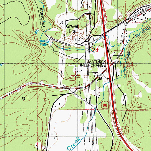 Topographic Map of Kingdom Hall of Jehovahs Witnesses, WA