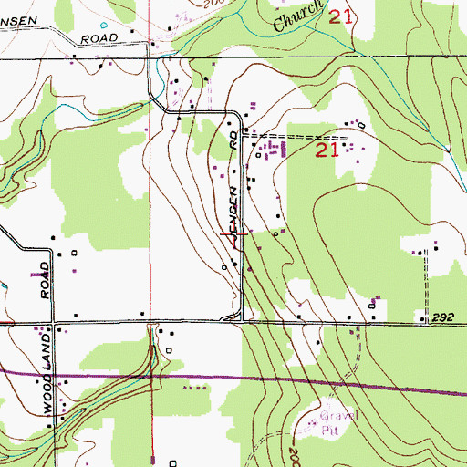 Topographic Map of Kingdom Hall of Jehovahs Witnesses, WA