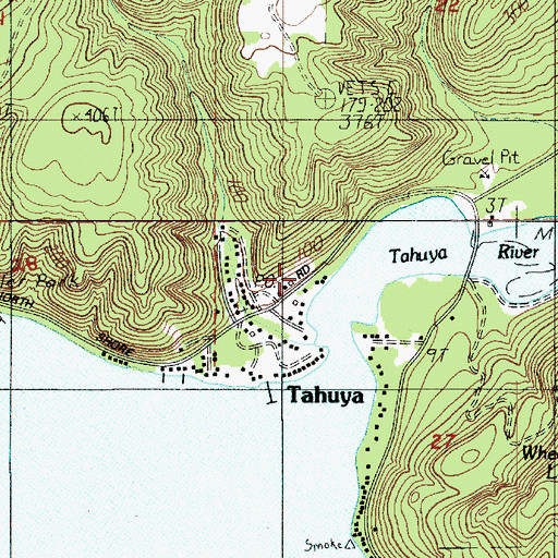 Topographic Map of Saint Nicholas Community Episcopal Church, WA