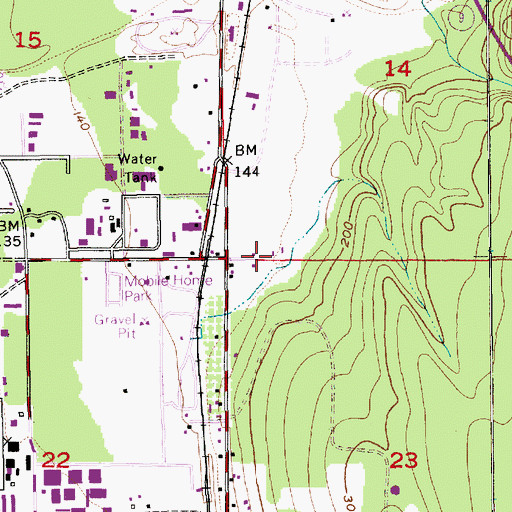 Topographic Map of Kingdom Hall of Jehovahs Witnesses, WA
