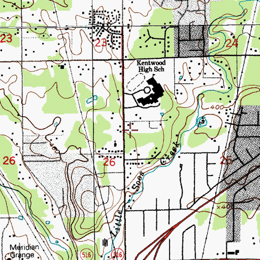 Topographic Map of The Church of Jesus Christ of Latter Day Saints, WA