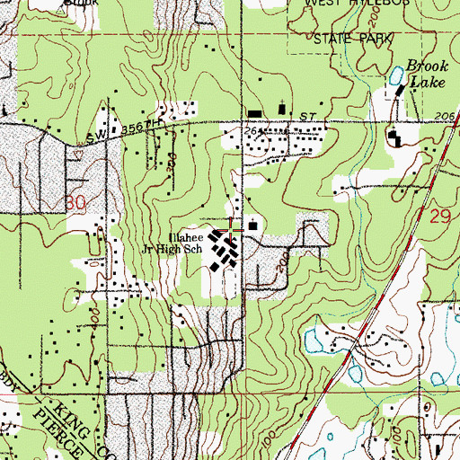 Topographic Map of Light of Grace Church, WA