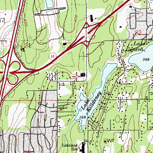 Topographic Map of The Church of Jesus Christ of Latter Day Saints, WA