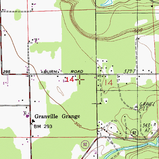 Topographic Map of Kingdom Hall of Jehovahs Witness, WA