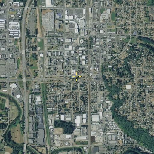 Aerial/Satellite Image of Kent First Korean Church, WA