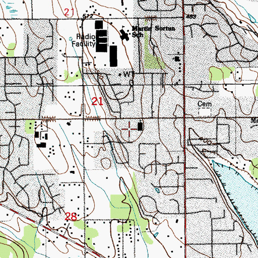 Topographic Map of The Church of Jesus Christ of Latter Day Saints, WA