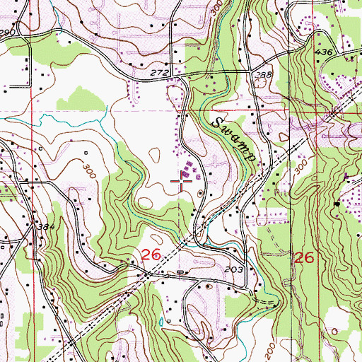 Topographic Map of Christ Covenant Church, WA