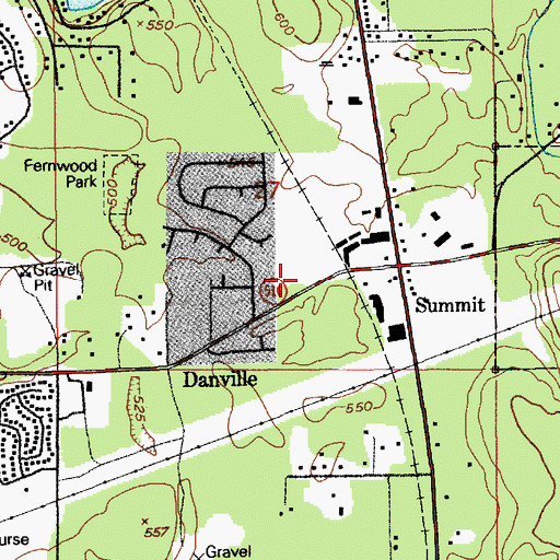 Topographic Map of The Church of Jesus Christ of Latter Day Saints, WA