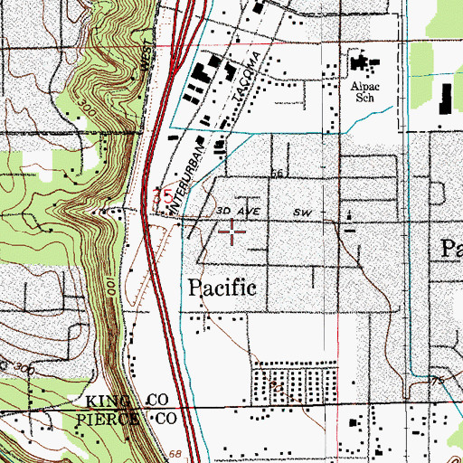 Topographic Map of Kingdom Hall of Jehovahs Witnesses, WA